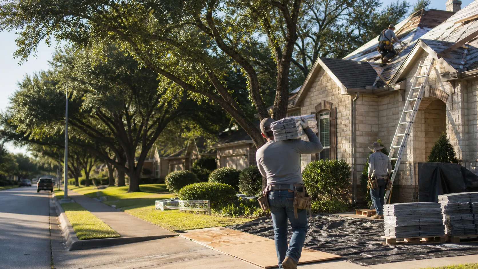 Pflugerville, Texas roofing service area